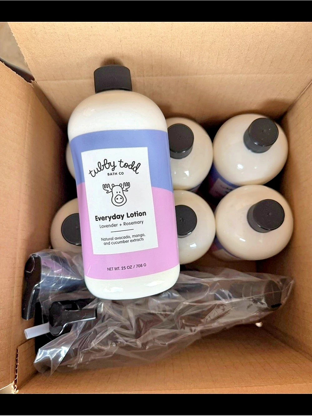Tubby Todd Everyday Lotion Lavender + Rosemary Lotion 25 oz NWT